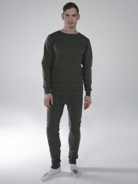 Белье трикотажное (оливковый)