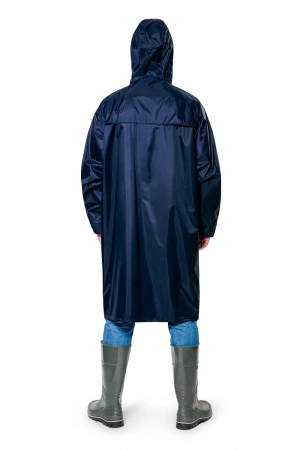 Плащ влагозащитный РЕЙН ПЭ/ПВХ (синий)