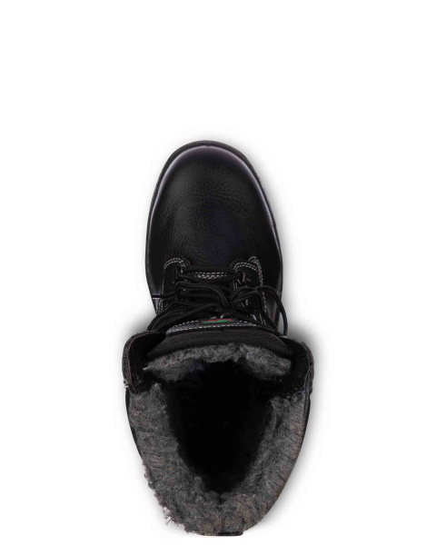 Ботинки СТРОИТЕЛЬ ПУ/ТПУ иск. мех с МП (черный)