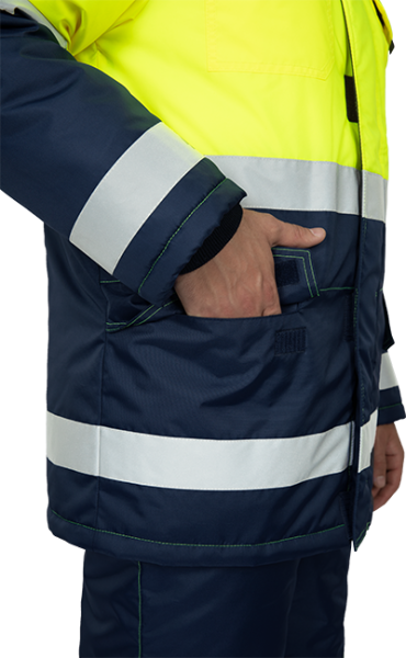 Костюм БРАЙТ зимний с ПК (желтый/синий)