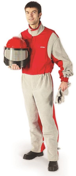 Комбинезон пескоструйщика (красный)