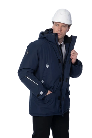 Парка Brodeks KW 204 зимняя (синий)