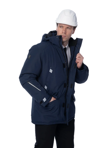 Парка Brodeks KW 204 зимняя (синий)