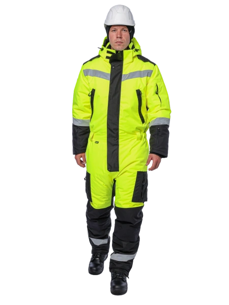 Комбинезон BRODEKS KW 505 зимний (желтый/черный)