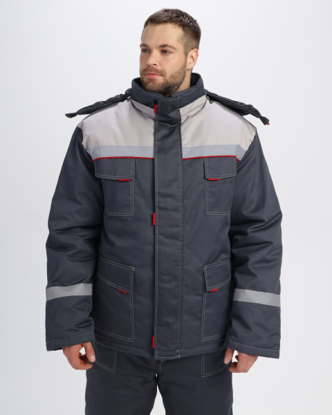 Костюм ФАВОРИТ-1 IMP зимний с БР (т.серый/св.серый)