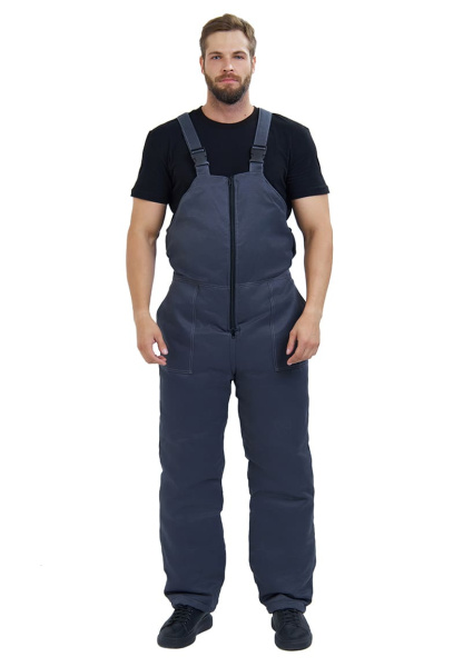 Костюм СТАНДАРТ зимний с ПК (т.серый/св.серый)