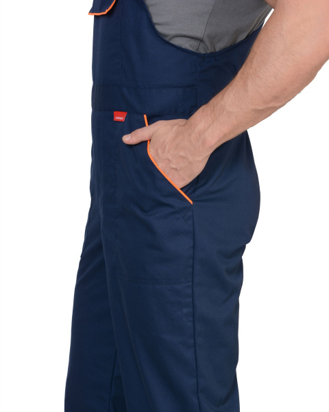 Костюм СИРИУС-МАСТЕР с ПК (т.синий/оранжевый)