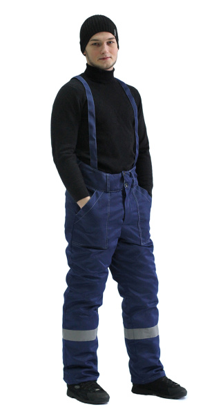 Костюм ЛИГОР-К зимний с БР (т.синий/васильковый)