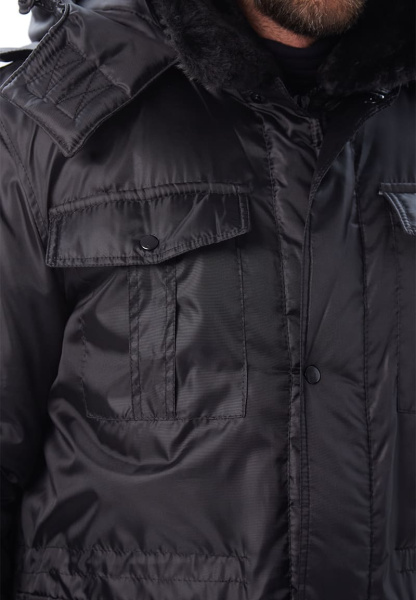 Куртка охранника зимняя (черный)