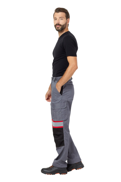 Костюм ПАМИР с БР (серый/черный/красный)