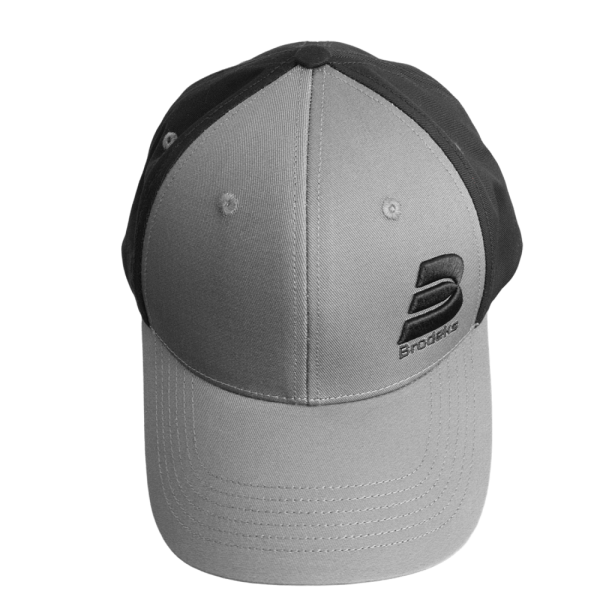Бейсболка BRODEKS KM130 (серый/черный)