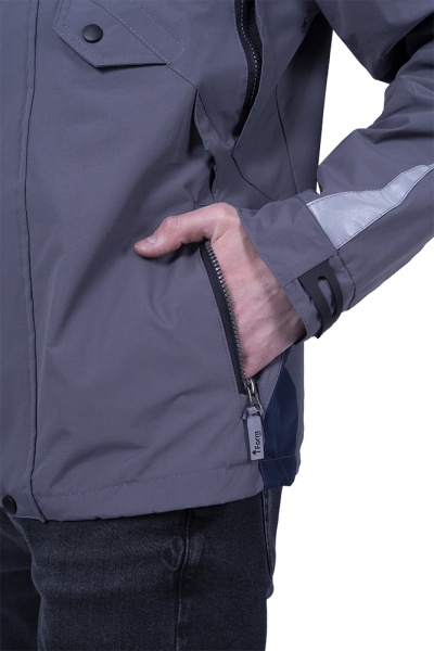 Куртка-штормовка РЕСПЕКТ (серый)