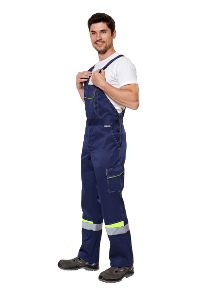 Костюм КОМФОРТ 2 с ПК (т.синий/неоновый)