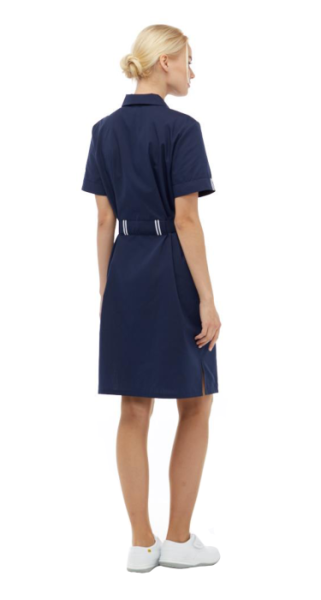 Халат АУРА женский (т.синий)