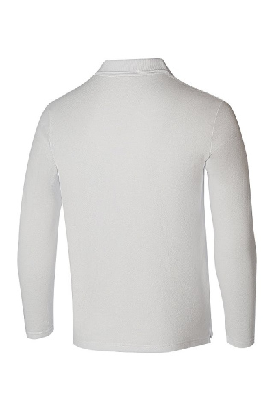 Тенниска-поло с длинным рукавом (белый)