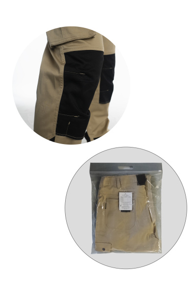 Брюки VELAR (бежевый/черный)