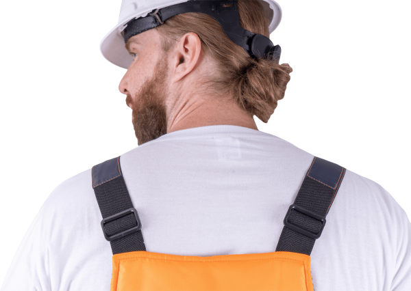 Костюм БРАЙТ зимний с ПК (оранжевый/синий)