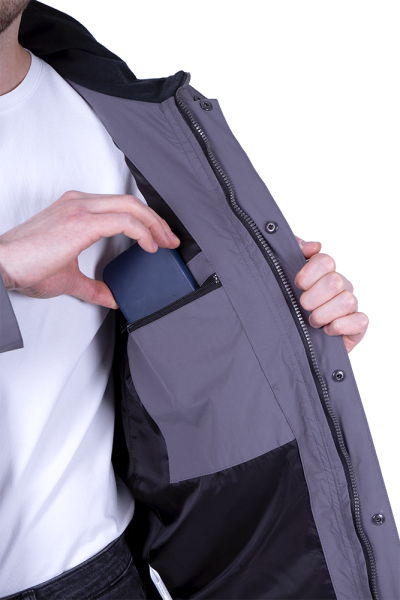 Куртка-штормовка РЕСПЕКТ (синий/красный)