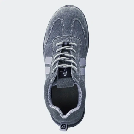 Кроссовки замшевые ПУ-ТПУ с КП и КС (серый)