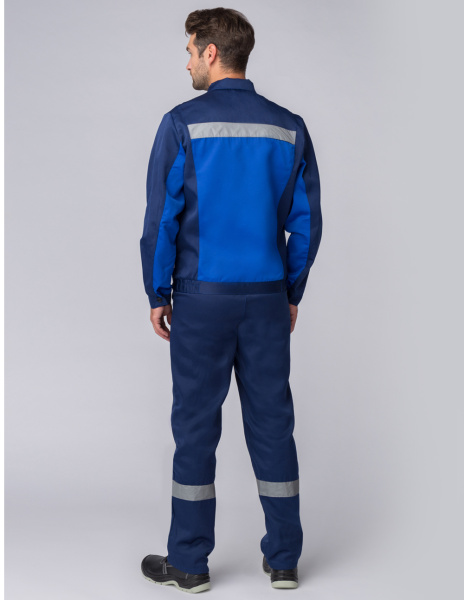 Костюм МАСТЕР с ПК (т.синий/васильковый)