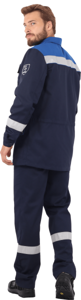 Костюм АНТИСТАТ с ПК (т.синий, васильковый)