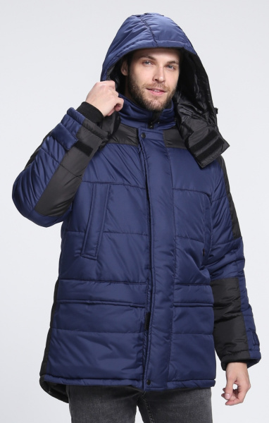 Куртка ЕВРОПА СН зимняя (т.синий/черный)