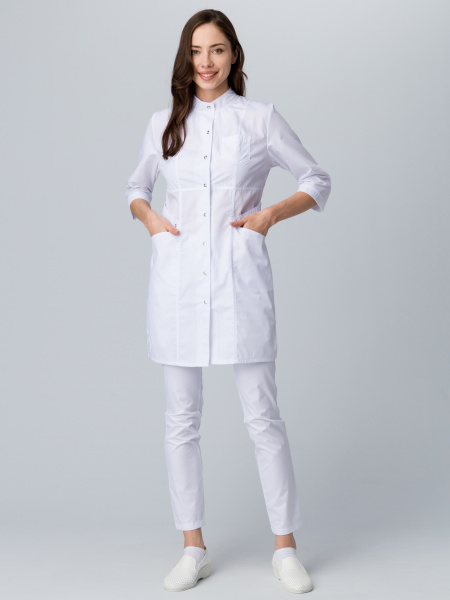 Халат MEDLINE СИМПЛ-001 женский (белый)