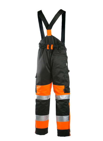 Зимние сигнальные брюки на подтяжках Dimex 6022