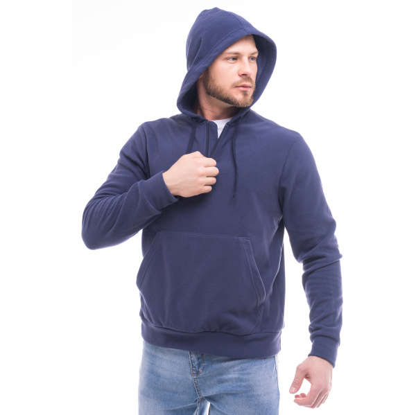 Толстовка JF-03 флисовая (т.синий)