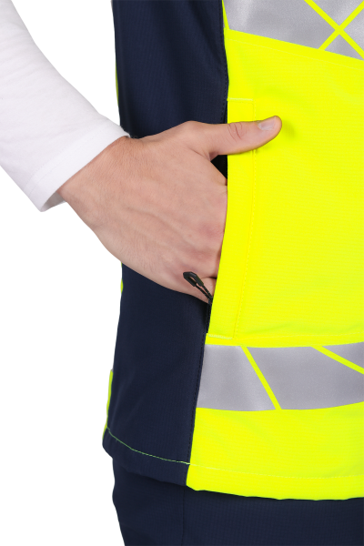 Жилет ACTIVE утепленный (желтый/синий)