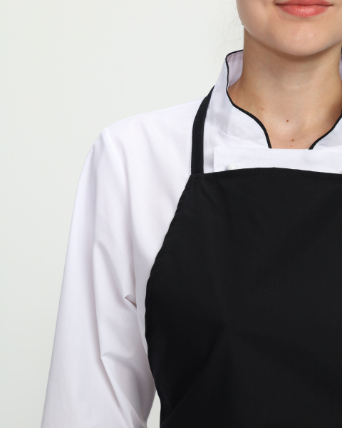 Костюм ГУРМАН женский (белый/черный)