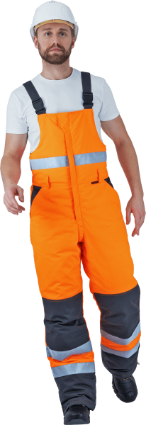 Костюм РЕФЛЕКТ-2 зимний с ПК (оранжевый/серый)