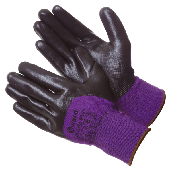 Перчатки OIL GRIP PLUS нейлоновые со вспененным нитриловым покрытием 3/4 облив