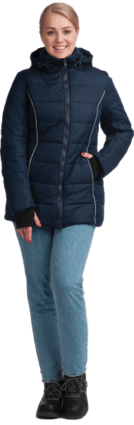 Куртка ФЬЮЖЕН женская зимняя (т.синий)