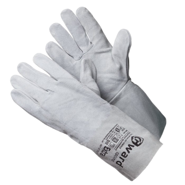 Краги EXTRA из спилка без подкладки (серый)