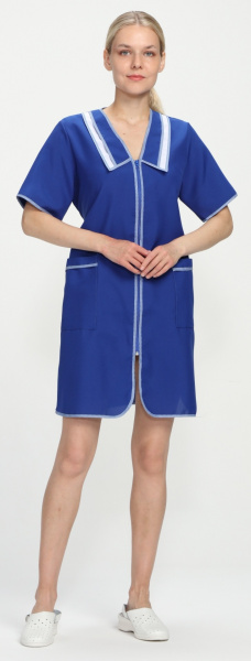 Халат САКУРА женский (васильковый)