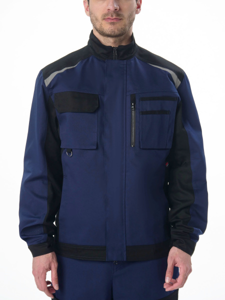 Костюм МИЛАН с БР (т.синий/черный)