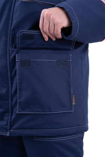 Костюм НАДЫМ зимний (т.синий/серый)