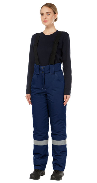 Костюм ТИМБЕР женский зимний с БР (т.синий/васильковый)