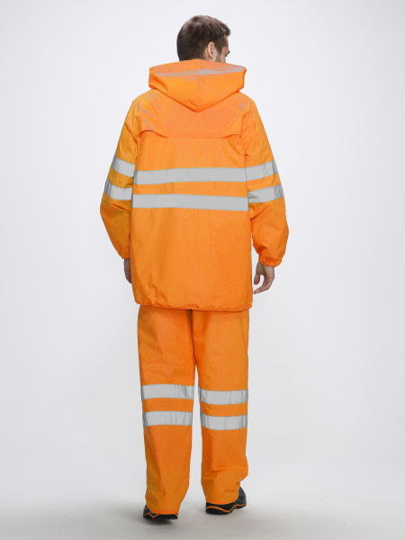 Костюм влагозащитный сигнальный СОП с БР (оранжевый)