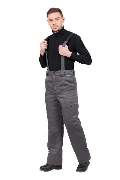 Брюки ПРИМ зимине (серый)