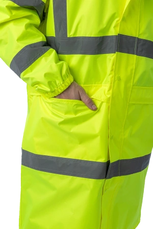 Плащ-дождевик BRODEKS KS252 сигнальный (желтый)