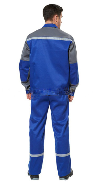 Костюм ПУЛЬС NEW c БР (синий/серый)