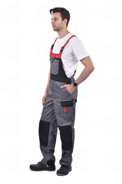 Костюм ФАВОРИТ-МЕГА ST (ФОРМУЛА) с ПК (серый/черный/красный)