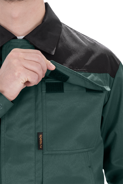 Костюм ТЕХНИК 2 с ПК (т.зеленый/черный)