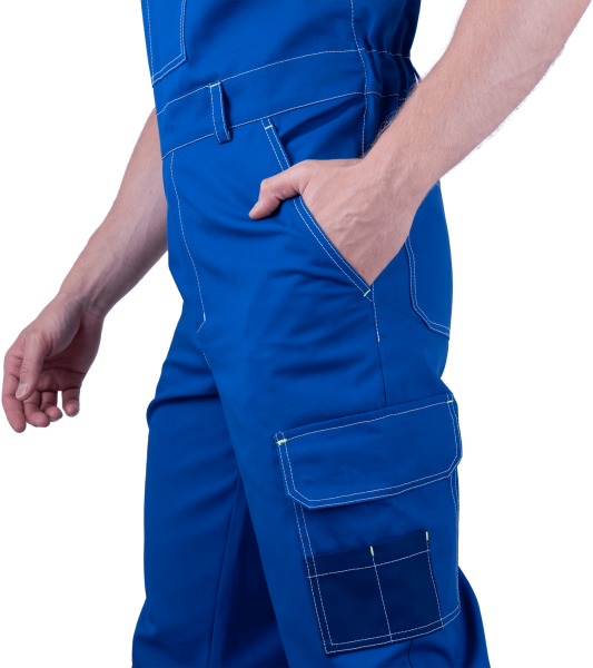 Полукомбинезон ТУРБО SAFETY (василек/синий)