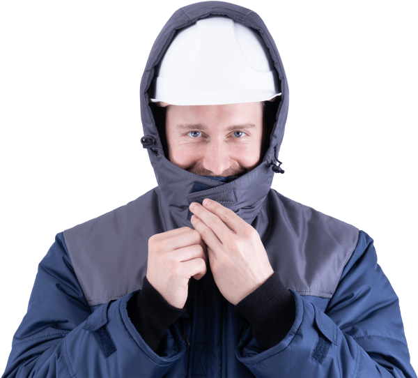 Куртка ШАТЛ зимняя (т.синий/серый)