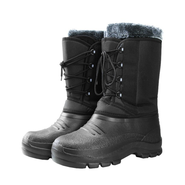 Сапоги МИЛИТАРИ ЛАЙТ STEP зимние на молнии ЭВА (черный)