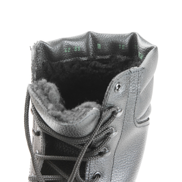 Берцы ЛИДЕР 64М ТЭП иск.мех с ТП (черный)