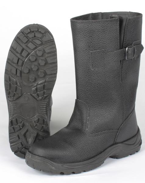 Ботинки ЯХТИНГ 1-051 ПУ-Ч МП ПУ иск.мех (черный)